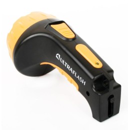 Фонарь аккумуляторный LED3815 15LED 2 режима аккум. SLA 220В пластик. черн./желт. (кор.) Ultraflash