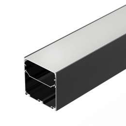 Профиль LINE-S-7575-3000 BLACK алюм. L3000 Arlight 041857