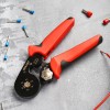 Кримпер HT 10-6 для обжима штыревых наконечников 0.08-10.0кв.мм с регулятором прижим. усилия Rexant