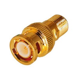 Переход гнездо F - штекер BNC GOLD Rexant 05-3201-1