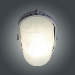 Светильник "Банник" 1201 НПП 03-100-017 1х100Вт E27 IP65 овал большой корпус бел. Элетех 1005500932