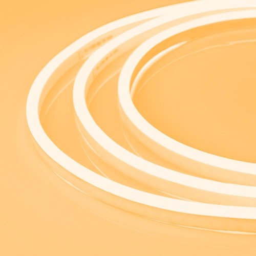 Arlight Гибкий неон ARL-NEON-1608PH-SIDE 24V Amber (8 Вт/м, IP65)