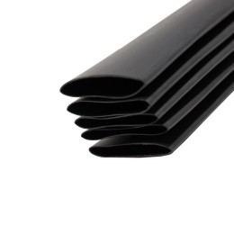 Трубка термоусадочная двустенная клеевая 25.4/12.7 (2:1) (уп.5шт) по 1м черн. Rexant 26-2108