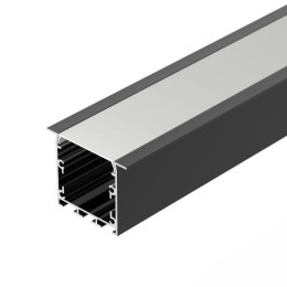 Профиль LINIA49-F-S-2000 BLACK алюм. L2000 Arlight 041873