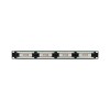 Патч-панель 19дюйм кат.5E 24 порта RJ45 черн. Rexant 04-0021