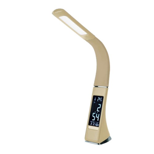 Светильник светодиодный TLD-542 Cream/300лм/5000К/Dimmer настол. часы календ. терм. крем. 5Вт Uniel