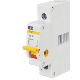 Выключатель нагрузки (мини-рубильник) 1п 100А ВН-32 KARAT IEK MNV10-1-100