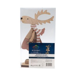Фигура деревянная "Рождественский олень" 10.5х4х18см IP20 Neon-Night 504-006