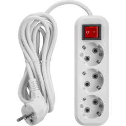 Удлинитель 3х3м с заземл. 16А IP20 90523 OPE-S-03-300-ЕSC-3х1 ОНЛАЙТ 90523