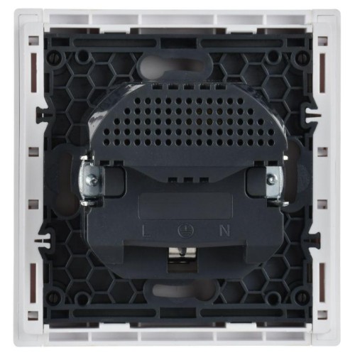Розетка FORTE&PIANO 16А USB A+A 3.1А FP245 с заземл. защ.шторки винт. крепл. бел. IEK FP-R14-16-U21-