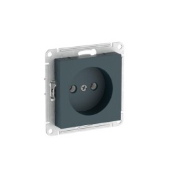 Розетка AtlasDesign 16А без заземл. без шторок быстрозажим. клем. механизм изумруд SE ATN000841S