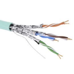 DKC Кабель CAT 6А, U/FTP, нг(А)-HF, бухта 500м, аква