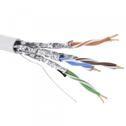 DKC Кабель CAT 6, U/FTP, нг(А)-HF, бухта 305м, белый