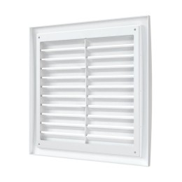 Решетка вентиляционная вытяжная 250х250 бел. ERA 2525РР