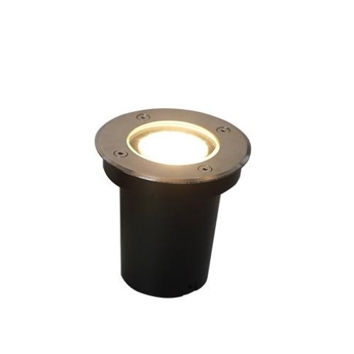 Светильник PGR R110 GU10-1 под лампу GU10 (max 50Вт) Сhrome 230В IP67 грунтовый для ланшафтного осве