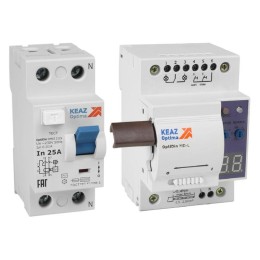 Моторпривод OptiDin MD-L-УХЛ4 + ВДТ без защиты от сверхтоков OptiDin DM63-2225-AС-УХЛ4 (2P 25 30mA)
