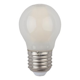 ЭРА F-LED P45-9w-840-E27 frost (филамент, шар мат, 9Вт, нейтр, E27)