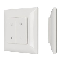Панель SMART-P47-DIM-P-SUF 3В 2 зоны Knob 2.4G пластик Arlight 028301