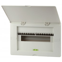 ЭРА Пластиковый бокс встраиваемый White_UBOX16 UNIQUE 16 модулей встраиваемый с белой крышкой