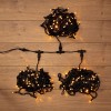 Гирлянда светодиодная "LED ClipLight" 3 нити х20м 399LED желт. 25Вт 24В IP65 свечение с динамикой с