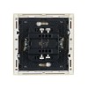 Выключатель проходной 1-кл. СП FORTE&PIANO 10А FP404 с индикацией ваниль IEK FP-V12-1-10-1-K10