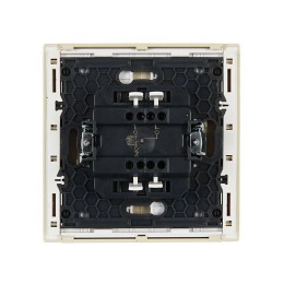 Выключатель проходной 1-кл. СП FORTE&PIANO 10А FP404 с индикацией ваниль IEK FP-V12-1-10-1-K10