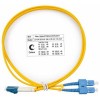 Шнур оптический FOP(d)-9-LC-SC-1m duplex LC-SC 9/125 sm 1м LSZH Cabeus 7352c