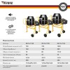 Бетоносмеситель KR-180 700Вт 180л чугунный венец Kranz KR-16-1105