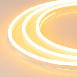 Arlight Гибкий неон ARL-NEON-1608YH-SIDE 24V Yellow (6 Вт/м, IP65)