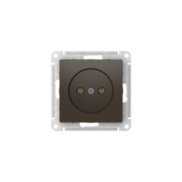 Розетка AtlasDesign 16А без заземл. без шторок быстрозажим. клем. механизм мокко SE ATN000641S