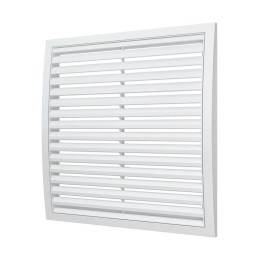 Решетка вентиляционная вытяжная 350х350 бел. ERA 3535РР