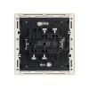 Выключатель перекрестный 1-кл. СП FORTE&PIANO 10А FP412 ваниль IEK FP-V13-0-10-1-K10