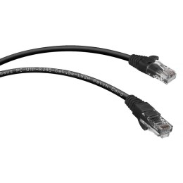 Патч-корд U/UTP кат.5E PC-UTP-RJ45-Cat.5e-0.3m-BK-LSZH 2хRJ45/8p8c неэкранир. LSZH 0.3м черн. Cabeus