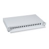 Кросс бокс оптический ODF-19-16-SC 19дюйм на 16 SC LC duplex со сплайс-кассетой выдвижной без пигтей