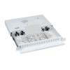 Кросс бокс оптический ODF-19-16-SC 19дюйм на 16 SC LC duplex со сплайс-кассетой выдвижной без пигтей