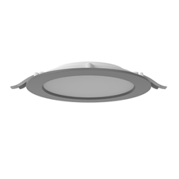 Светильник светодиодный DL-01 Slim 200мм 35Вт 3000К 221x40мм IP65/40 круглый встраив. с опаловым рас