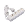 Удлинитель 4х10м с заземл. 16А IP20 защ. шторки Makel N4210083