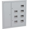 Щит этажный ЩЭ-7-Э 36 слаботочка слева IP31 LIGHT IEK IND-MKM43-07-31-E-L