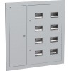 Щит этажный ЩЭ-8-Э 36 слаботочка слева IP31 LIGHT IEK IND-MKM43-08-31-E-L