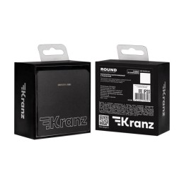 Выключатель 1-кл. СП ROUND MIELE 10А с подсветкой титан Kranz KR-78-0713-2