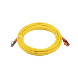 Патч-корд PC-LPM-STP-RJ45-RJ45-C5e-5M-LSZH-YL FTP экран. кат 5e 5м желт. Hyperline 230124