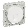Розетка компьютерная 1-м СП Odace RJ45 кат.5E UTP неэкранир. механизм бел. SchE S52R471