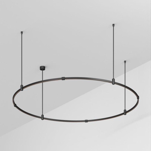 Трек ART-APRIORI-ROUND-ROD-400-R1500 BK IP20 метал. Arlight 048498