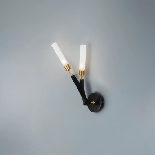 Светильник Crown 25Вт G9х2 IP20 бра настен. Freya FR5213WL-02B