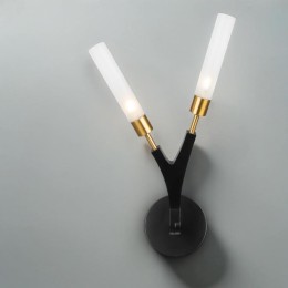 Светильник Crown 25Вт G9х2 IP20 бра настен. Freya FR5213WL-02B