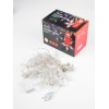 Гирлянда Бахрома "Арка" (с насадками-звездами) ICLD136WW-C-ST 136LED 2.5х1.2м 8режимов IP20 тепл. бе