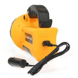 Фонарь аккумуляторный UF3753LED 11LED + галоген. аккум. 4В 2А.ч 220В/12В пластик. желт. (кор.) Ultra