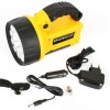 Фонарь аккумуляторный UF3753LED 11LED + галоген. аккум. 4В 2А.ч 220В/12В пластик. желт. (кор.) Ultra