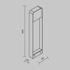 Светильник Porte 7Вт 3000К IP54 ландшафтный Maytoni O481FL-L7BWD3K
