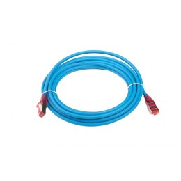 Патч-корд PC-LPM-STP-RJ45-RJ45-C5e-5M-LSZH-BL FTP экран. кат 5e 5м син. Hyperline 30993